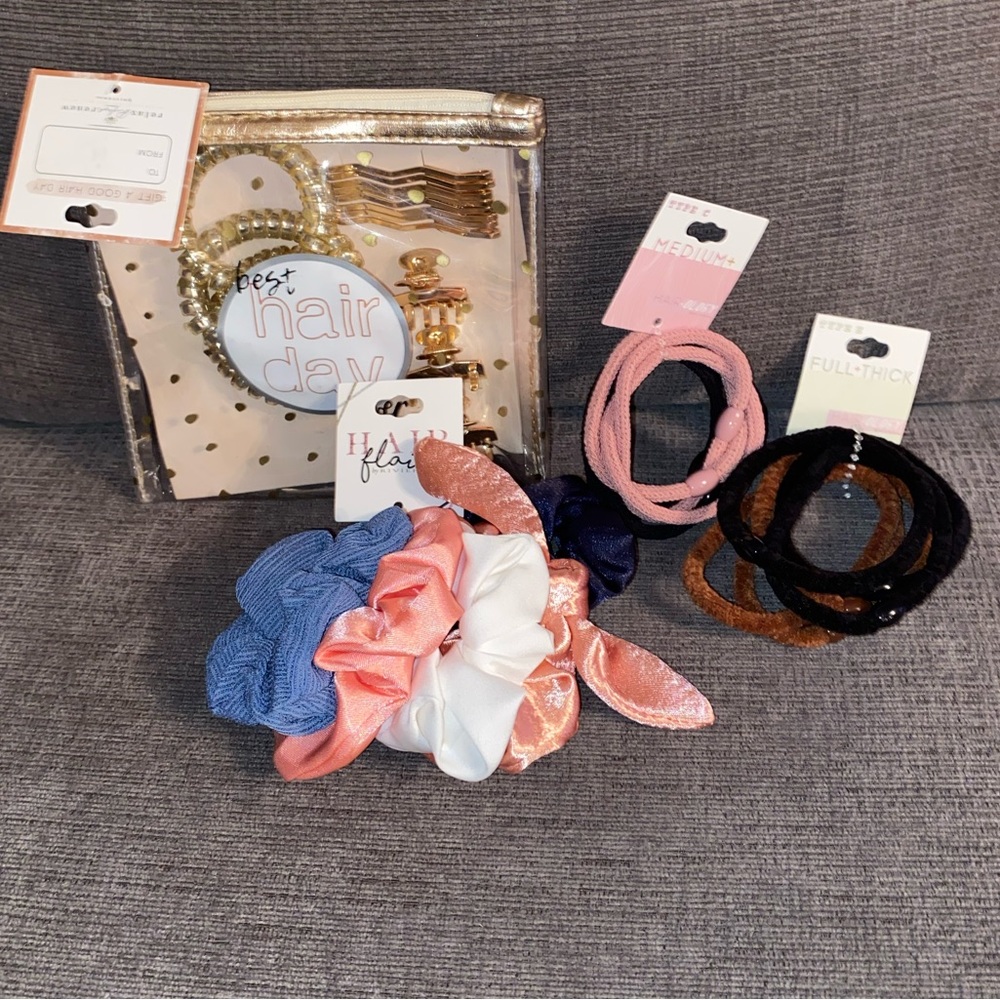 NWT Hair Ties, Pins, and Flair by Riviera.